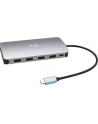 I-TEC USB-C Metal Nano Dock 2x DP 1x HDMI 1x GLAN 1x Audio/Mic 2 xUSB 3.1 2x USB 2.0 1x USB-C Data 1x USB-C 100W PD - nr 6