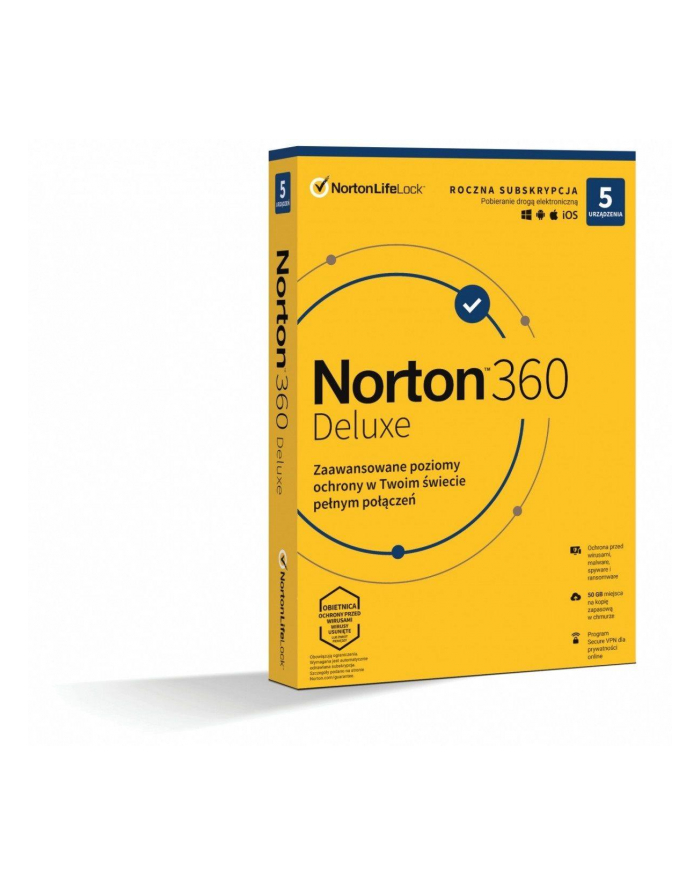 *Norton 360 DELUX   50GB PL 1U 5Dvc 1Y   21408667 główny