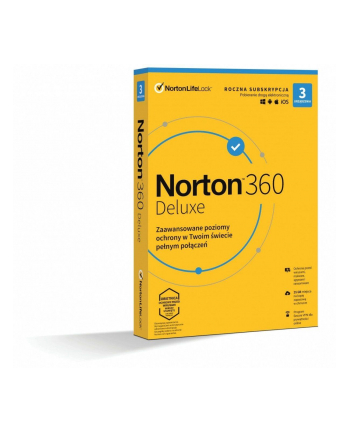 *Norton 360 DELUX   25GB PL 1U 3Dvc 1Y   21408734