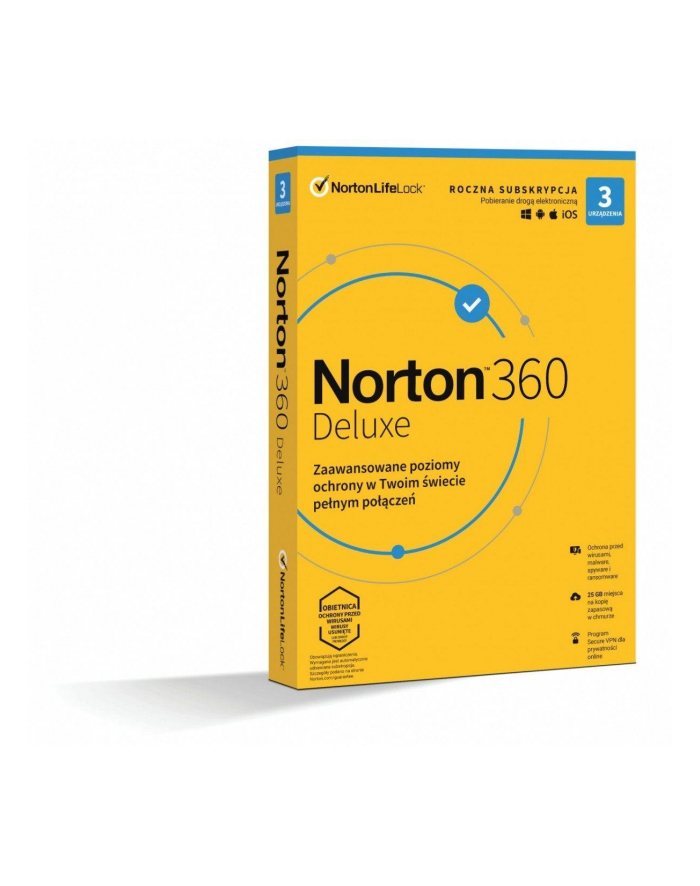 *Norton 360 DELUX   25GB PL 1U 3Dvc 1Y   21408734 główny
