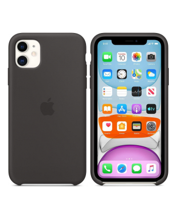 APPLE iPhone 11 Silicone Case Black (P)