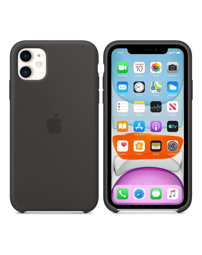 APPLE iPhone 11 Silicone Case Black (P) główny