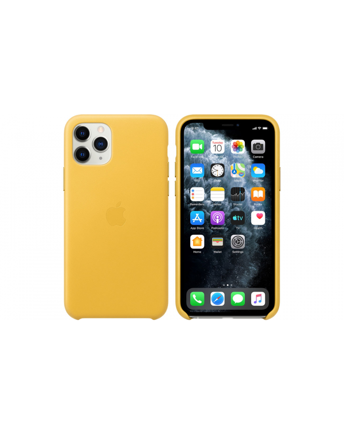 APPLE iPhone 11 Pro Leather Case Lemon (P) główny