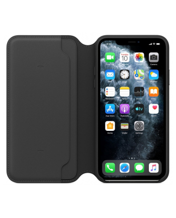 APPLE iPhone11 Pro Max Leath.Folio Black (P)
