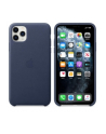 APPLE iPhone 11 Pro Max LeatherCase Blue (P) - nr 1