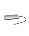 I-TEC USB-C Metal Nano Dock 2x DP 1x HDMI 1x GLAN 1x Audio/Mic 2 xUSB 3.1 2x USB 2.0 1x USB-C Data 1x USB-C 100W PD - nr 22