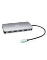 I-TEC USB-C Metal Nano Dock 2x DP 1x HDMI 1x GLAN 1x Audio/Mic 2 xUSB 3.1 2x USB 2.0 1x USB-C Data 1x USB-C 100W PD - nr 47
