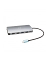 I-TEC USB-C Metal Nano Dock 2x DP 1x HDMI 1x GLAN 1x Audio/Mic 2 xUSB 3.1 2x USB 2.0 1x USB-C Data 1x USB-C 100W PD - nr 5