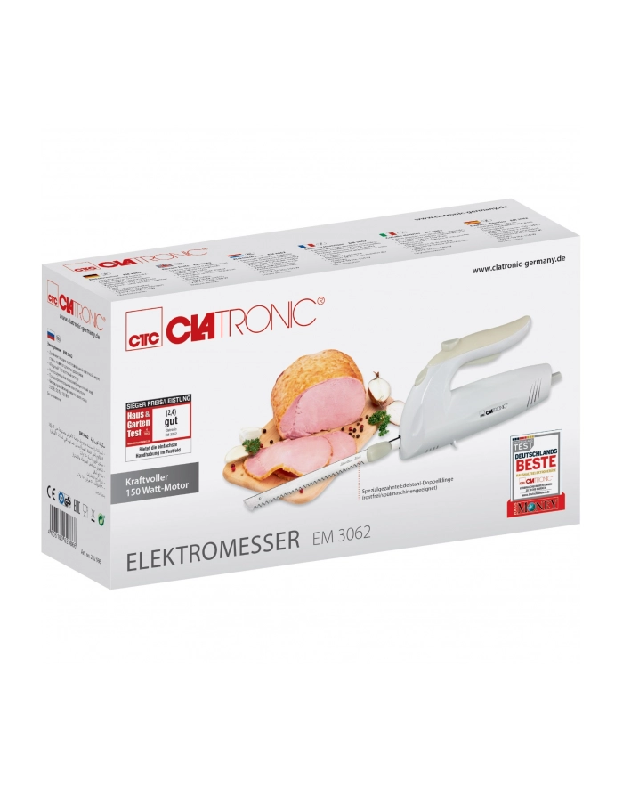 Nóż elektryczny CLATRONIC EM 3062 Biały główny