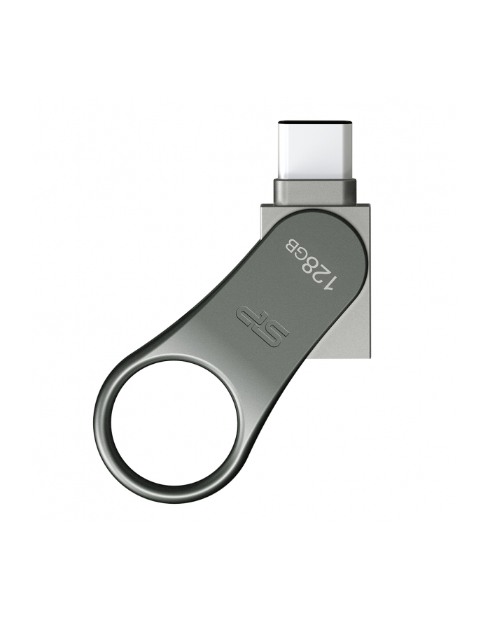 Pendrive Silicon Power Mobile SP128GBUC3C80V1S (128GB; USB 3.1  USB typ A  USB-C; kolor srebrny) główny