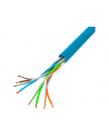 Kabel sieciowy Lanberg LCU5-12CU-0305-B (UTP; 305m; kat 5e; kolor niebieski) - nr 6