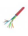 Kabel sieciowy Lanberg LCU5-12CU-0305-R (UTP; 305m; kat 5e; kolor czerwony) - nr 6