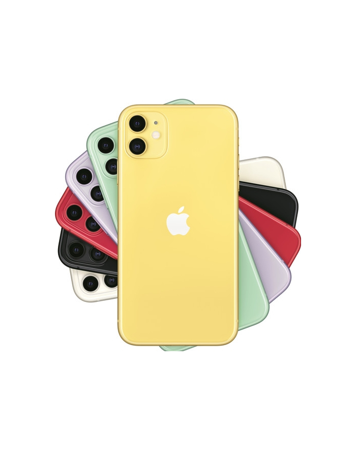 Smartfon Apple iPhone 11 128GB Yellow (6 1 ; IPS  LCD  Liquid Retina HD  Multi-Touch  Technologia True Tone; 1792x828; 4GB; 3110 mAh) główny