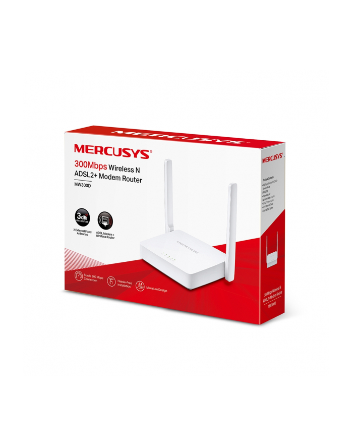 Router Mercusys MW300D ADSL/ADSL2/ADSL2+  Annex A główny