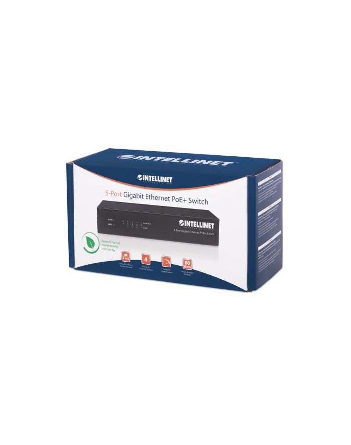 INTELLINET SWITCH GIGA 5X POE+ DESKTOP 561228 główny