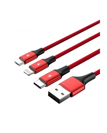 UNITEK PRZEWÓD USB 3IN1CHARGING (C LIGHTNING MUSB)