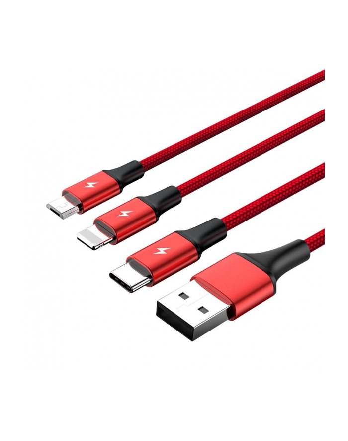 UNITEK PRZEWÓD USB 3IN1CHARGING (C LIGHTNING MUSB) główny