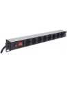 INTELLINET LISTWA ZASILAJĄCA RACK 19 X8 1U SCHUKO 3M BEZPIECZNIK 713986 - nr 2