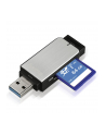 Czytnik kart Hama SD/microSD USB 3.0 srebrny - nr 13