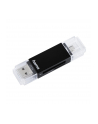 Czytnik kart Hama Basic SD/microSD 2W1 USB/microUSB 2.0 czarny OTG - nr 1