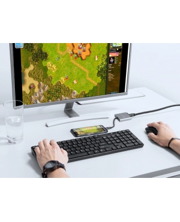 natec Multi Port Fowler mini USB-C PD, USB 3.0, HDMI 4K
