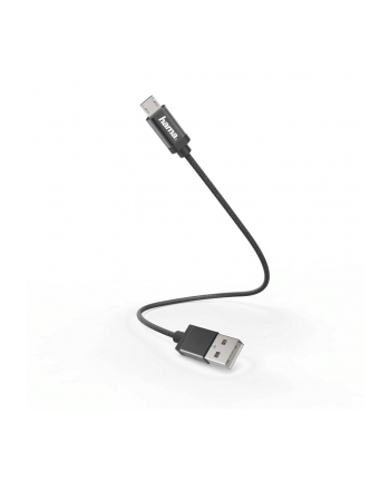 Kabel USB 2.0 Hama Data Micro-USB, 0,2M czarny