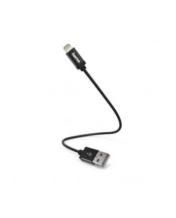 Kabel USB 2.0 Hama Data, Lightning, 0,2M czarny