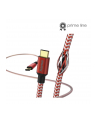 Kabel USB 2.0 Hama Data ''Reflected'', USB Type-C - USB Type-C 1,5m, czerwony - nr 1