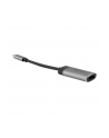 Kabel adapter Verbatim USB type-C(M) - HDMI(F) 0,1m czarno-srebrny - nr 5