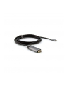 Kabel adapter Verbatim USB type-C(M) - HDMI(M) 1,5m (Thunderbolt 3) czarno-srebrny - nr 10