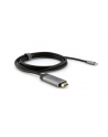 Kabel adapter Verbatim USB type-C(M) - HDMI(M) 1,5m (Thunderbolt 3) czarno-srebrny - nr 11