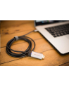 Kabel adapter Verbatim USB type-C(M) - HDMI(M) 1,5m (Thunderbolt 3) czarno-srebrny - nr 17