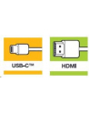 Kabel adapter Verbatim USB type-C(M) - HDMI(M) 1,5m (Thunderbolt 3) czarno-srebrny - nr 18