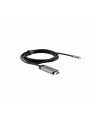 Kabel adapter Verbatim USB type-C(M) - HDMI(M) 1,5m (Thunderbolt 3) czarno-srebrny - nr 25
