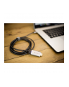 Kabel adapter Verbatim USB type-C(M) - HDMI(M) 1,5m (Thunderbolt 3) czarno-srebrny - nr 36