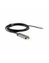 Kabel adapter Verbatim USB type-C(M) - HDMI(M) 1,5m (Thunderbolt 3) czarno-srebrny - nr 6