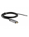 Kabel adapter Verbatim USB type-C(M) - HDMI(M) 1,5m (Thunderbolt 3) czarno-srebrny - nr 8