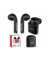 Słuchawki z mikrofonem Audiocore AC520 B bliźniacze douszne Bluetooth + stacja/Powerbank czarne TWS 5.0 - nr 1