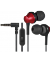 Słuchawki z mikrofonem Defender PULSE 470 douszne 4-pin czarno-czerwone - nr 1