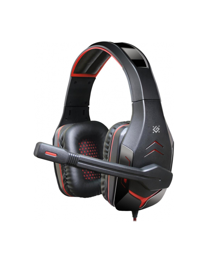 Słuchawki z mikrofonem Defender EXCIDIUM Gaming + GRA czarno-czerwone główny