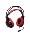 Słuchawki z mikrofonem Defender LESTER podświetlane USB Gaming + GRA czarno-czerwone - nr 1
