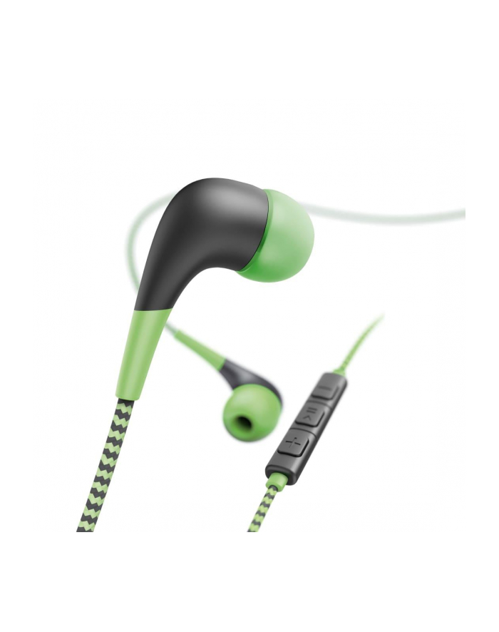 HAMA POLSKA Słuchawki z mikrofonem Hama''Neon'' dokanałowe zielono-czarne główny