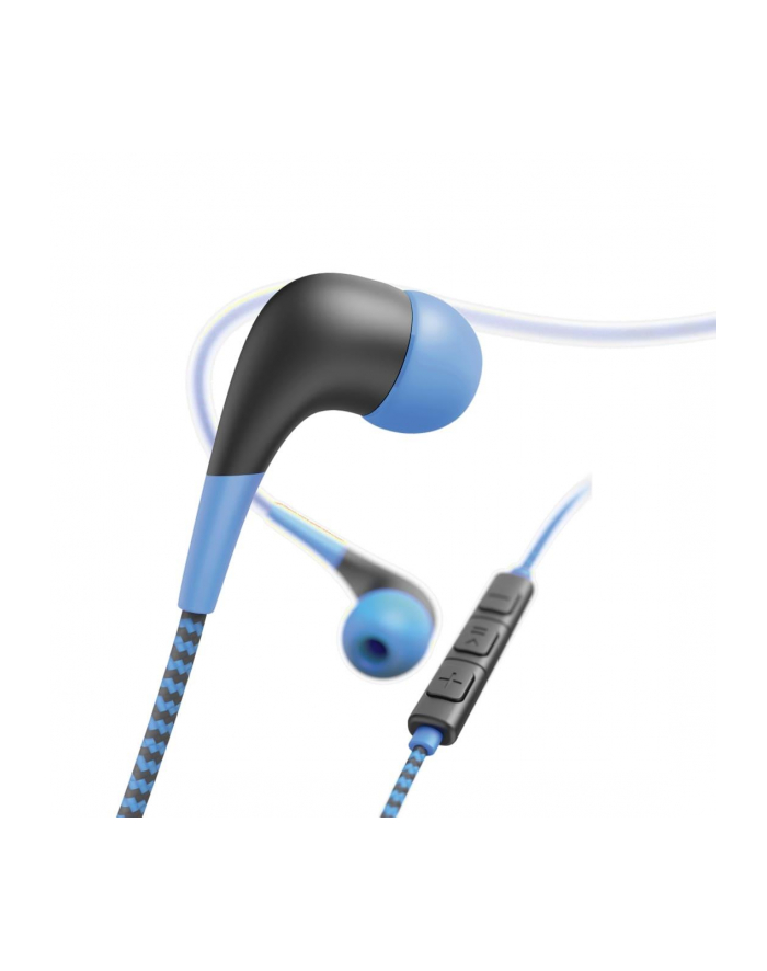 HAMA POLSKA Słuchawki z mikrofonem Hama''Neon'' dokanałowe niebiesko-czarne główny