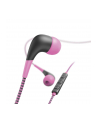 HAMA POLSKA Słuchawki z mikrofonem Hama''Neon'' dokanałowe różowo-czarne - nr 1