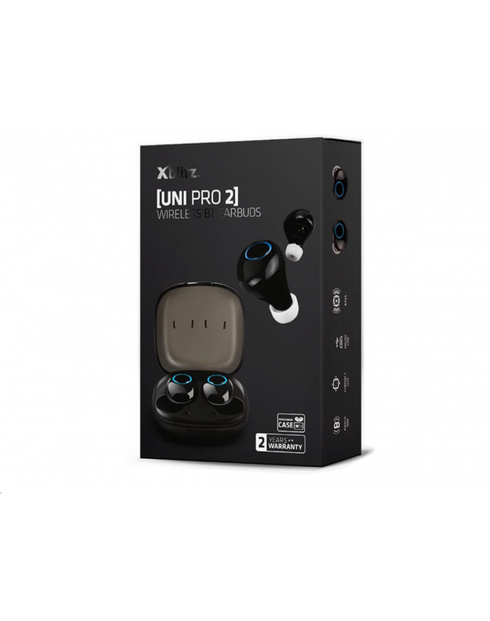 Słuchawki z mikrofonem Xblitz Uni Pro 2 bezprzewodowe BT czarne główny