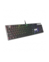 Klawiatura przewodowa Genesis Thor 420 Gaming Outemu Blue podświetlenie RGB srebrna - nr 32