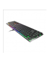 Klawiatura przewodowa Genesis Thor 420 Gaming Outemu Blue podświetlenie RGB srebrna - nr 5