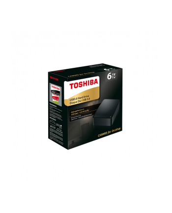 Dysk zewnętrzny Toshiba Canvio for Desktop 6TB, USB 3.0, black