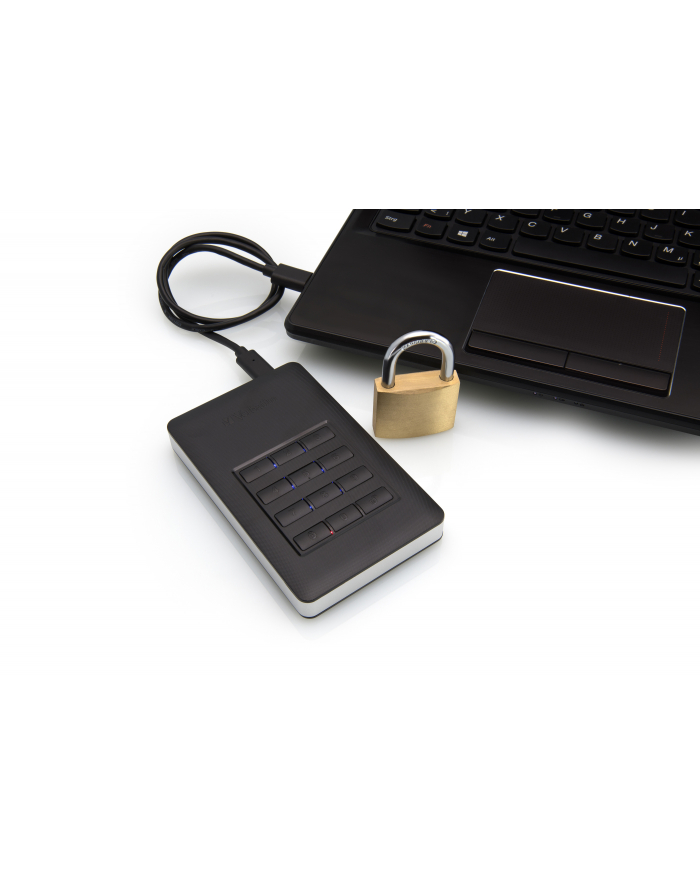 Dysk zewnętrzny Verbatim 2TB Secure 2,5'' czarny USB 3.1 szyfrowany główny