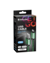 Kabel USB Defender AM-TYPE C 1m 2,1A zielono-czarny - nr 1